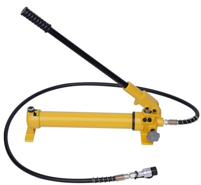 Qussse Hydraulisk pump, CP-700, hydraulisk handpump, 0–70 MPa, manuell hydraulisk pump med 1,8 m slang för domkraft, hydraultång, håltång