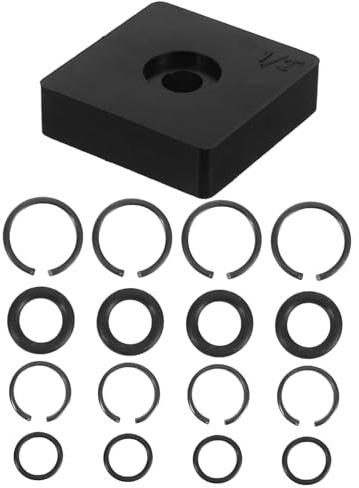 GRIRIW 17 Piezas Anillos Retenedores para Llave de Anillo Tórico y Herramienta de Instalación Compatible con Llave Neumática