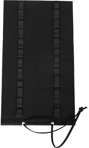 PAMINGONO Wandmontierter Drumstick Halter aus Filz und Holz Faltbar Leise Schwarz für Musiker Unterwegs und Stilvollen Präsentation