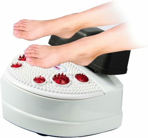 Fitness Chi Swing Machine with Remote Control for Passive Aerobic Leg Exercises - Foot Massager Exercise While Sitting Or Laying Down with Leg Shaker