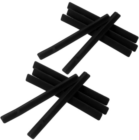 VILLCASE 10pcs Silicone PC Chassis Slot Dust Guards Black Covers for Gpu Slot and Internal Components, Dust Protection and Maintenance Reduction for Computer Chassis and End Computers, Size