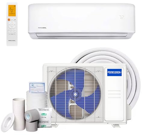 MRCOOL 18000 BTU 230V Ductless Inverter Mini Split Air Conditioner & Heat Pump System, Advantage Series - Wall-Mounted AC Unit w/Heating and Cooling for Home, Office & Commercial Space