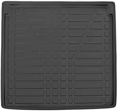 SCOUTT | Kofferraumwanne Laderaumwanne Kompatibel mit Astra J Kombi 2009-2015, mit Hoher Rand, Kofferraum-Schutzmatte, Geriffelt, Aufrollbar