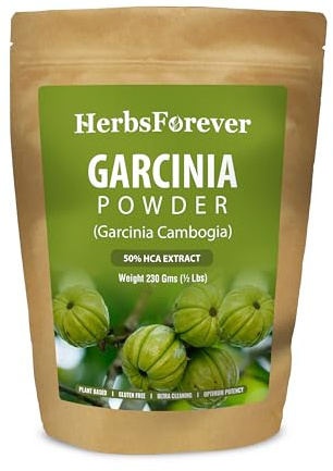 Herbsforever Garcinia Cambogia Powder Support Active & Energetic Body 230 GMS