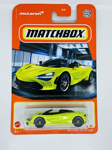 Matchbox 2022 – McLAREN 720 Spider – Limettengrün – 3/100 – Mint/NrMint Schiffe in Luftpolsterfolie verpackt in einer Box