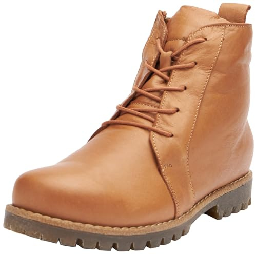 Andrea Conti Damen Stiefelette Leder Schnürboot Profilsohle 0342828