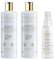 Beauxury Milano Kit Ricostruzione Professionale Shampoo, Maschera e Siero con Bava di Lumaca e Acido Ialuronico per Capelli Crespi e per Danni da Tintura e Decolorazione