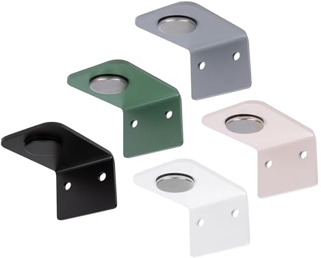 Natural Goods Berlin KLEAN Porta-Sapone Magnetico | Porta-Sapone da Applicare con Colla O AD Ancoraggio | 2x Ancore Magnetiche per Sapone | Antiruggine | Porta-Saponetta Solida da Bagno in Nero