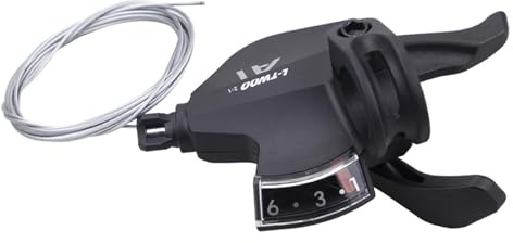 WEEROCK Bike Shifter Lever 6 Speeds Right Thumb Gear Shift Lever for Mountain Bicycle