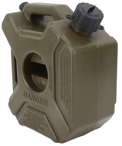 inkanister, HeizöL-Lagerdosen, Grüner Notfall-Backup- für Tank für die Meisten Fahrzeuge, ATV, UTV, Off-Road, 3 L, 0,75 Gallonen (Ohne Halterung)