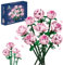 Blumen Baukasten Kompatibel mit Lego für Erwachsene,Rosen für Sie oder Ihn zu Weihnachten,Jahrestag,Botanische Kollektion,Künstliche Blumen Heimdekoration 741 pcs