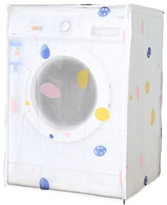 ORFOFE Peva Washing Machine Cover Printed Dustproof for Home Use for Protecting Your Washing Machine Case