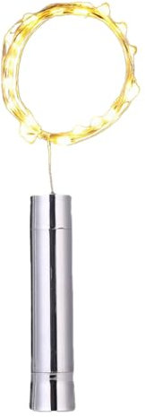 Weinkorken-Lichterkette – Weinkork-Lichterkette, Weinflaschen-Lichterkette, LED-Weinflaschenverschluss, Korkform, batteriebetrieben, LED-Stopper-Licht für Glas, Hochzeit, Bar-Dekoration und festlich