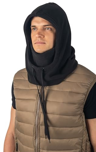 Alpine Swiss Fleece Ski Mask Balaclava Winter Sport Face Head Cover Helmet Hood Neck Warmer Windproof for Men and Women
