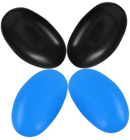 VICASKY 2pairs Hair Dye Ear Covers Reusable Ear Caps for Hair Coloring and Dyeing Chemical Barrier Suitable for Home and Salon Use Options