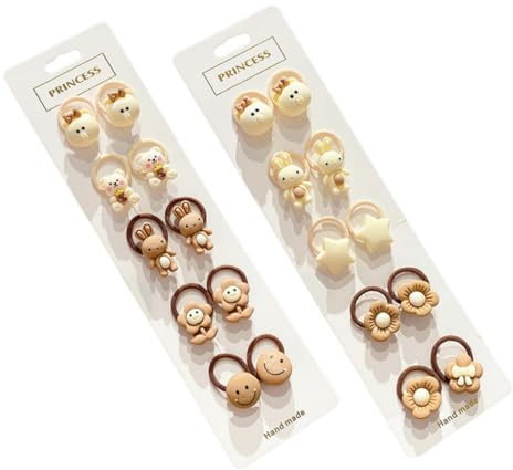 20 Pcs Petit Elastique Cheveux Fille Bebe, Élastiques à Cheveux Arcs pour Filles Bebés Serre-Tête, avec Nœud Non Métallique, Accessoires pour Cheveux pour Petites Filles et Enfants