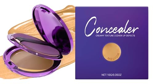 Color Corrector Palette, Concealer Palette für Gesicht & Tattoo, Vielseitige Concealer Augenringe zum Kaschieren von Flecken und Narben, Langlebig & Tragbar, Under Eye Brightener Augenpflege(Natural)