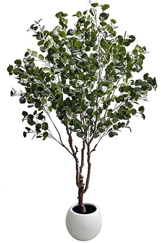 Künstliche Pflanze Geldbaum aus Acryl, Melamin und Kunststoff in Grün, 210 x 80 x 80 cm
