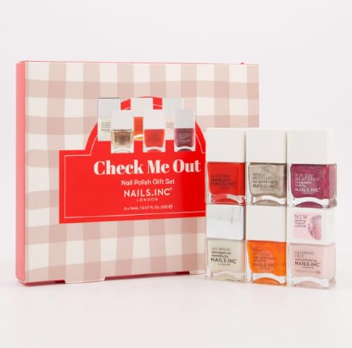 Nails Inc Check Me Out Nail Polish Gift Set, 84ml