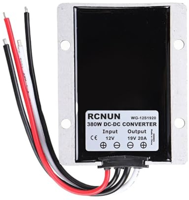 12V a 19V 20A 380W convertidor de Voltaje CC regulador Elevador 12 voltios a 19 voltios 15Amp Fuente de alimentación del Coche(12V to 19V 15A)