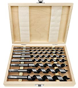 PAULIMOT Schlangenbohrer-Satz, 8-teilig Ø 6 – 20 mm, Länge 230 mm, Form Lewis