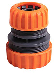 Conector de manguera de agua de plástico, 2 unidades, conector de grifo de manguera de jardín, adaptador rápido de extremo de manguera para manguera (conector de reparación de manguera de 3/4 a 1