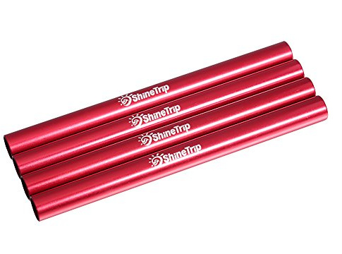 Zeltreparaturstangen Kit, 4 stücke Aluminiumlegierung Camping Zeltstange Outdoor Zelt Unterstützung Pol Reparatur Rohr Werkzeug Für Durchmesser 7,9-8,5mm