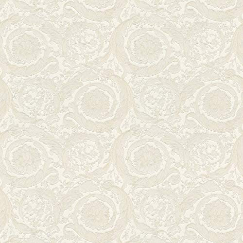 Papier peint baroque Tapisserie baroque Papier peint intissé Beige / crème 935832 | Papier peint livré à domicile