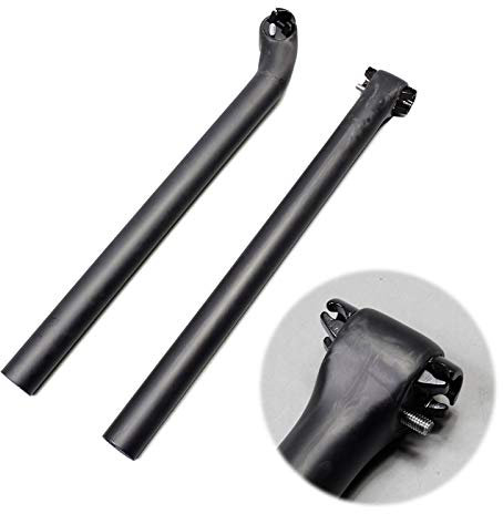 YFCTLM Sattelstützen Full Carbon-Faser-Fahrrad Sattelstütze/Sattelstütze/Fahrradsitz Rod 5/25 Grad Fahrradsattelstütze 27.2/30.8/31.6 (Color : 25 Degree 30.8 350mm)