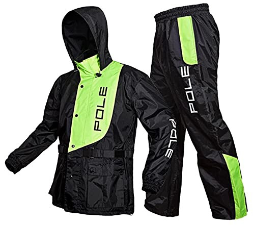 LYDHDY Cerata antipioggia uomo kit Tuta antipioggia moto impermeabile Impermeabile e pantaloni antipioggia Poncho Giacca antipioggia moto Giacca antipioggia moto da equitazione