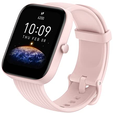 Amazfit Bip 3 Smartwatch Orologio Intelligente Fitness Tracker, 1,69 Full Touch, 60 Modalità Sport, Impermeabile 5 ATM, SpO2, Cardiofrequenzimetro, Monitor del Sonno, Notifiche Messaggi, Uomo, Donna