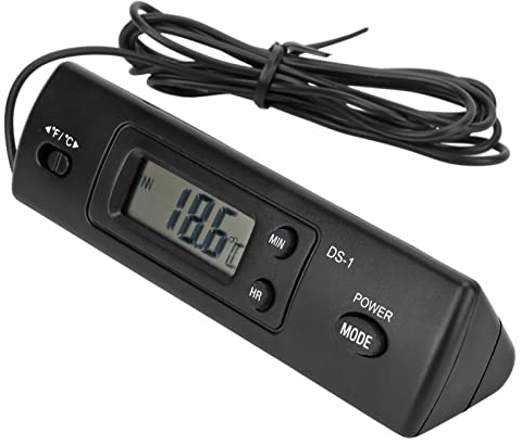 Auto-Thermometer, Auto Temperatur Digitaluhr Multifunktionale High Accuracy Electronic ABS Uhr Auto Digitaluhr für Fahrzeug Auto