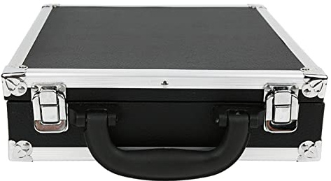 LenTLy 16 Balls Box Carrying Case， Pool Balls Carrying Case With Handle And Foam Filled Interior And 2 Stainless Steel Latches Accessory For Billiard Players 30x27x9cm