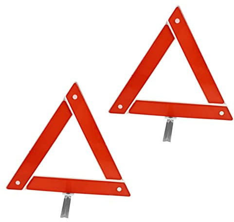 SOLUSTRE 2stücke Warnschild Für Auto Verkehrssicherheit Dreieckswarner Klappbar Für Straße Werkzeug Wind Und Bruchfest Installieren Benutzen