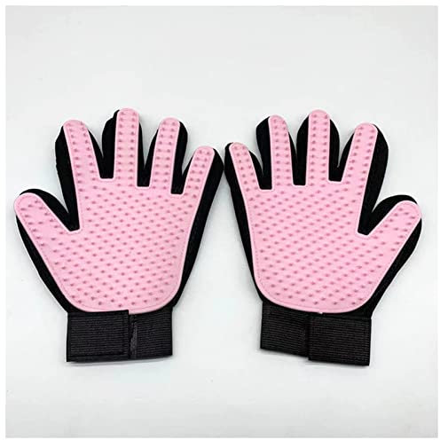 Reinigungshandschuhe Pet Grooming Glove for Katzen-Hundepelz-weich und bequem Bürsten-Kamm-Handschuh for Haustier Hund Putzhandschuh Deshedding Pinsel Reinigungshandschuh (Color : 23 X 18CM, Size :
