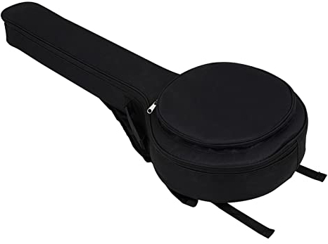 Xujuika Banjo Gitarre Mit 5 Saiten, Banjo Tasche Rucksack Mit Verstellbarem Riemen, Banjo Gigbag, Weich Gepolsterter Banjo Koffer Handtasche,