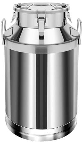 Jarra de transporte de leche de acero inoxidable de 12 L, 20 L, 30 L, 40 L, 60 L, jarra de leche hermética de acero inoxidable, jarra de transporte apta para almacenar diversos productos líquidos y
