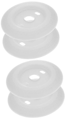 Housoutil 4pcs Nest Wall Plate Thermostat Cover Plate Trim Kit for Thermostat Mounting