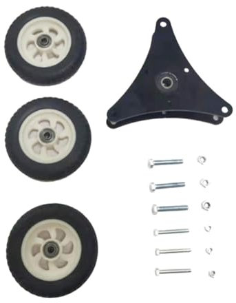 YsXoWiui Cart Stair Climbing Wheels Caster Wheels Rubber Wheels, Utility Triangle Wheels Replace for Foldable Carts, Wheelbarrow