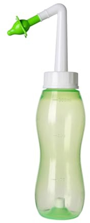 SUPVOX Flacon Nettoyeur Nasal en PE de Rinçage Nasal Vert 300ml Pratique Quotidien pour Adultes et Garçon et Filles