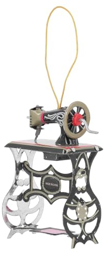Vintage Nähmaschine Ornament handgefertigtes Metall Tischdekor Kollektible Spielzeug für Home Office Display Eisenmaterial einzigartiges