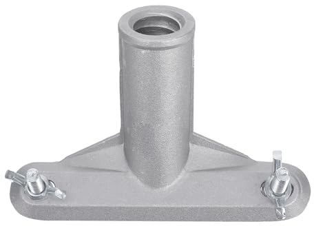 Ciieeo Broom Head Adapter Replacement with Push Broom Handle Connector Threaded End Extension Pole Handle Bracket for Household Sweeping Tools