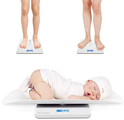 Babywaage Digital 50g bis 100Kg | Kinder-Waage, Baby-Waage | Säuglingswaage, Stillwaage Baby - mit Haltefunktion und abnehmbaren Aufsatz
