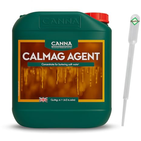 Canna CALMAG Agent 5 liter - Naturgödsel NPK Gödselmedel Växt Vätska Ekologisk Tomater Gurkor (5 liter)
