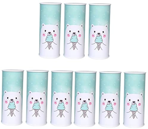 STOBOK 9 Stück Zylinderpumpen Papiertaschentücher Für Auto Runde Taschentuchboxen Für Auto Bulk-Taschentücher Boxen Kosmetiktücher Taschentücher Für Taschentuchbox Halter Tägliche