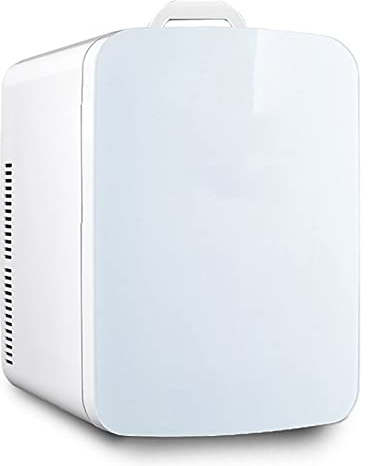 22L Mini Nevera Para Dormitorios Refrigerador Portátil Independiente Tranquilo Calentador De Alimentos Y Refrigerador De Bebidas Para Coche / Camping / Viajes Alimentación CA + CC ( Color : Silver , S