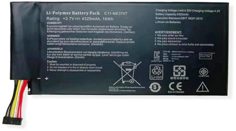 (3.7V 16Wh) C11-ME370T Laptop-Akkus für Asus Google Nexus 7 2012 16GB 8GB 32GB MeMo Pad ME301T ME301T-A1 ME172V