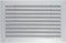 uyoyous 500 x 300 mm Lüftungsgitter Aluminium Doppelseitig Lüftungsblech Belüftungsgitter, Insektenschutz Türlüftungsgitter für Küche, Bad, Toilette, Garage und Wohnzimmer