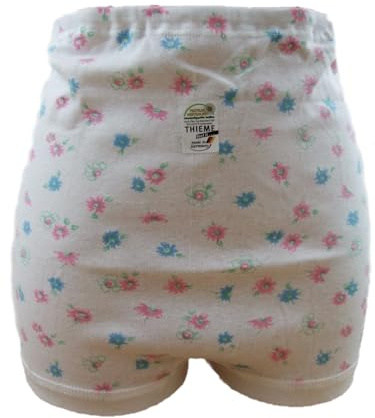 sopo a-z Damen Pagenslip Pagenschlüpfer Alloverdruck auf weiß Slip Hüftslip 5er Pack (DE/NL/SE/PL, Numerisch, 40, Regular, Regular, weiß)