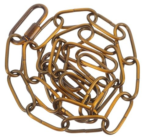 Alipis Chaîne De Lampe Suspendue Fer Avec Verrous De Connexion Accessoires Éclairage Pour Lustres Et Luminaire